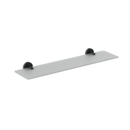 Стъклена лавица 52см Ideal Standart A9124XG, черен мат